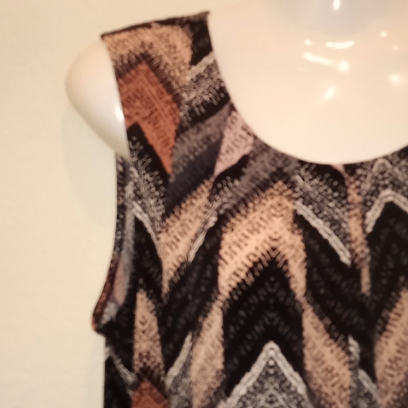 Jones Studio Separates Sleeveless Printed Shell Blouse-#0121 - Picture 5 of 12